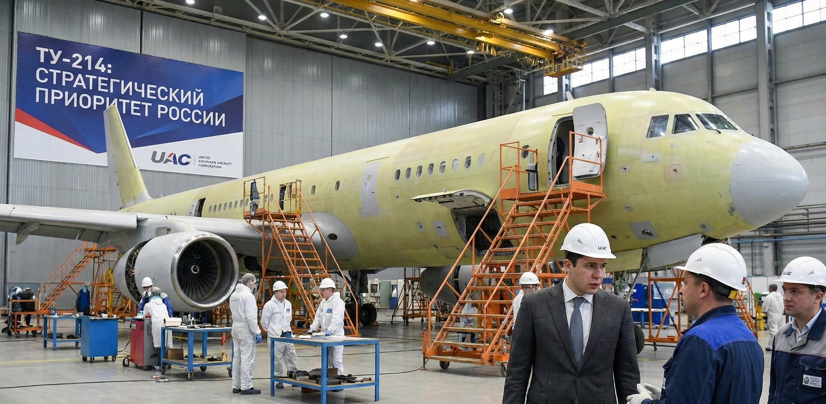 Производство самолетов Ту-214: новые подробности от главы Минпромторга