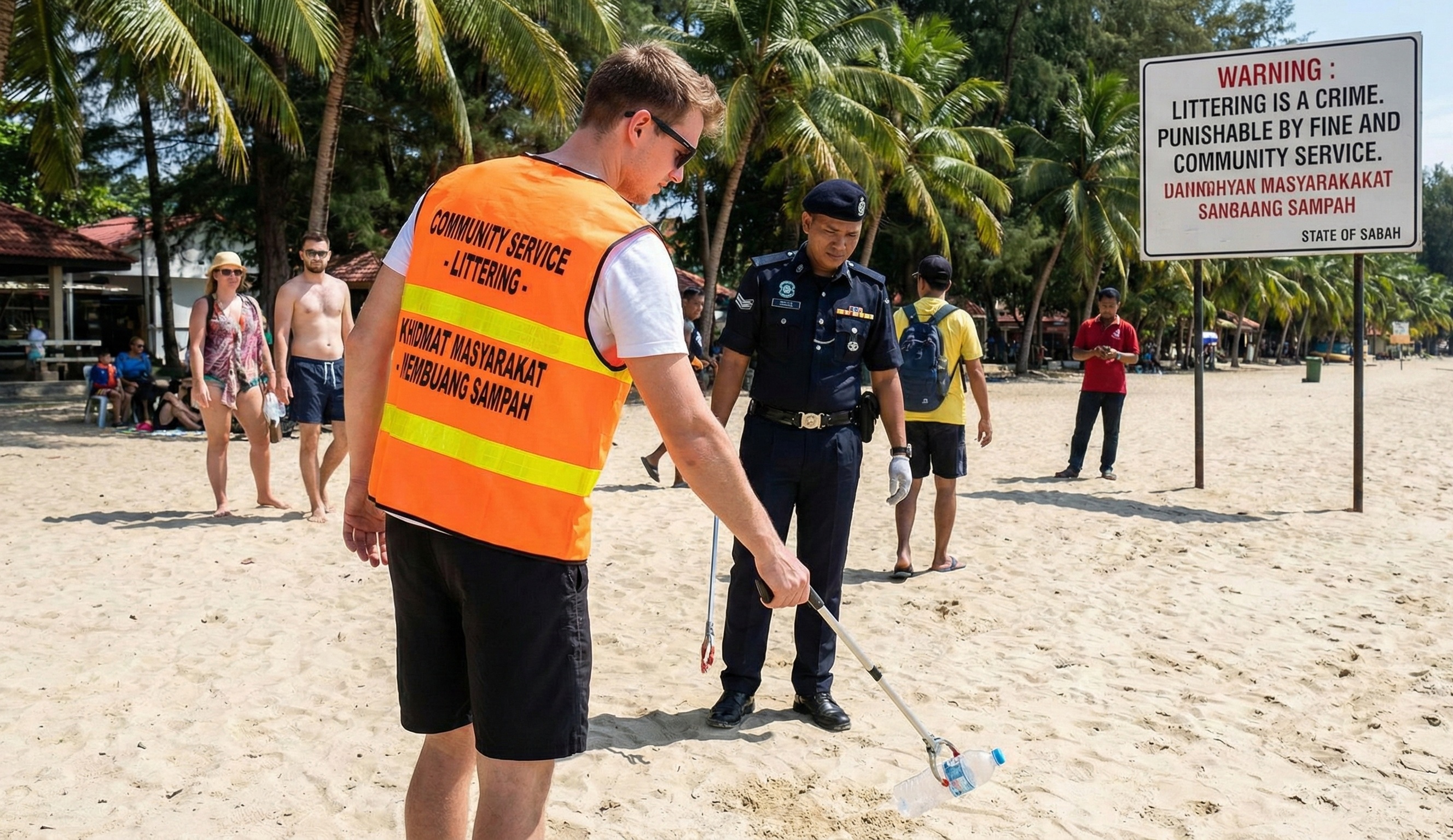 Уборка улиц вместо пляжа: новые правила для туристов в Малайзии